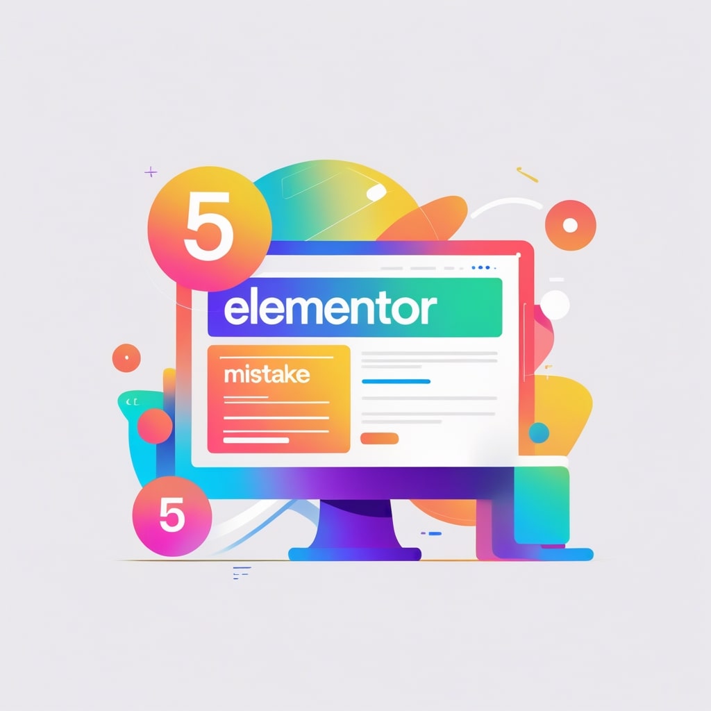 5 اشتباه رایج در طراحی سایت با المنتور باید از آنها دوری کنید