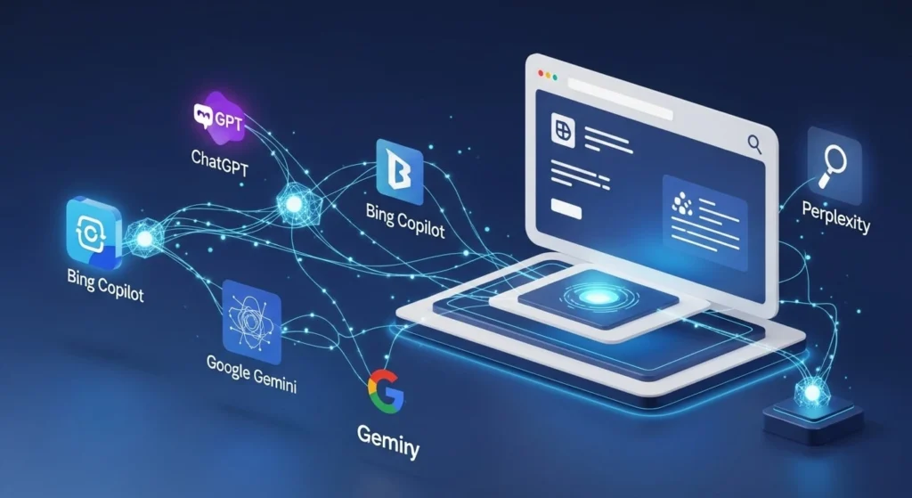 ثبت نام سایت در موتورهای هوش مصنوعی