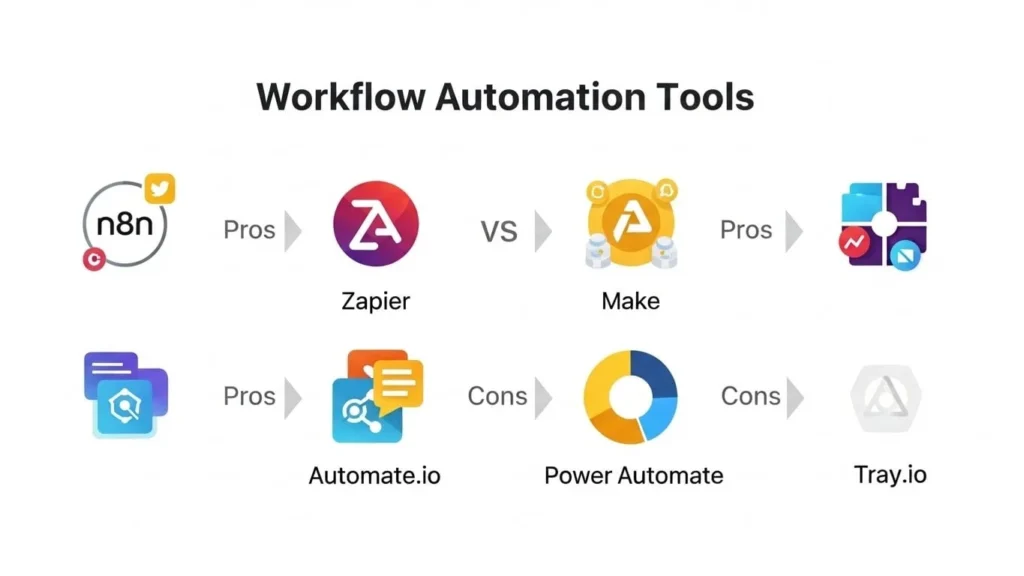 ابزارهای مشابه n8n